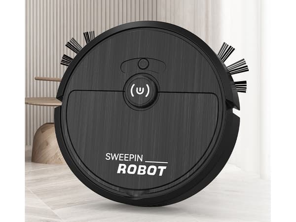 Robotdammsugare med Moppfunktion - Städrobot - Black