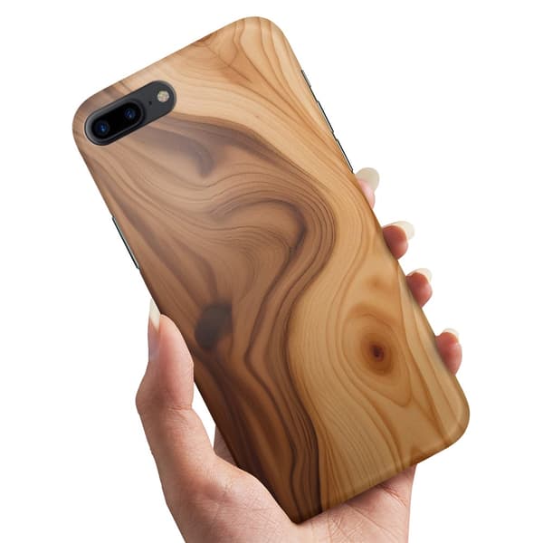 Deksel / Mobildeksel til iPhone 7 / 8 Plus - Wood