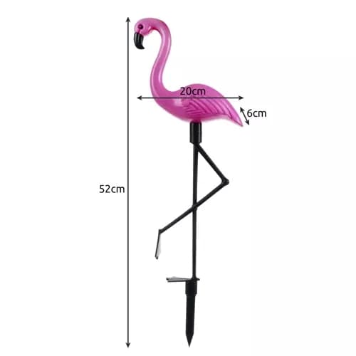 Hagelampe Flamingo - Solcelle