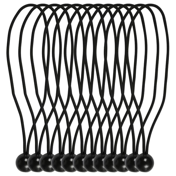 Elastiksnor med kugle 12 stk ca. 24 cm