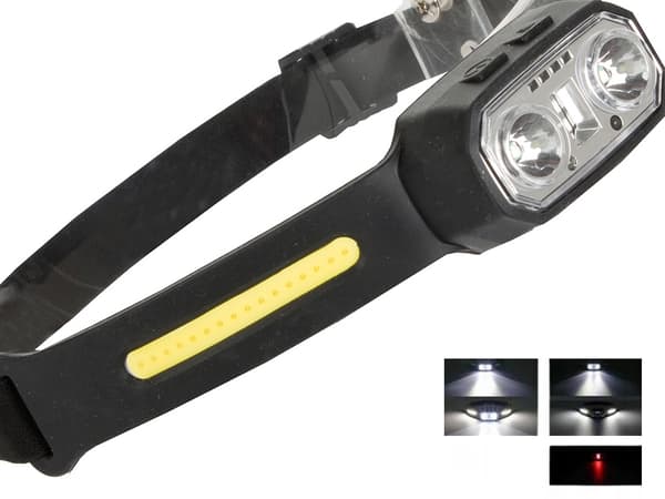 Hodelykt pannebånd hodelykt sterk hodelykt led hodelykt sensor