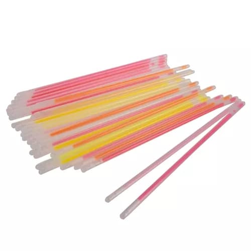 100 stk - Selvlysende Glowsticks – Armbånd