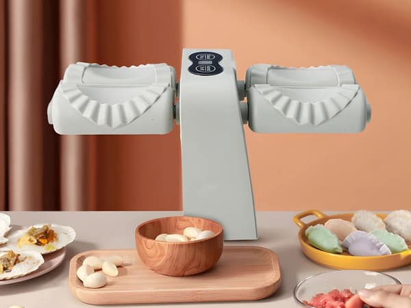 Dobbel dumplingmaskin - Automatisk 2-i-1