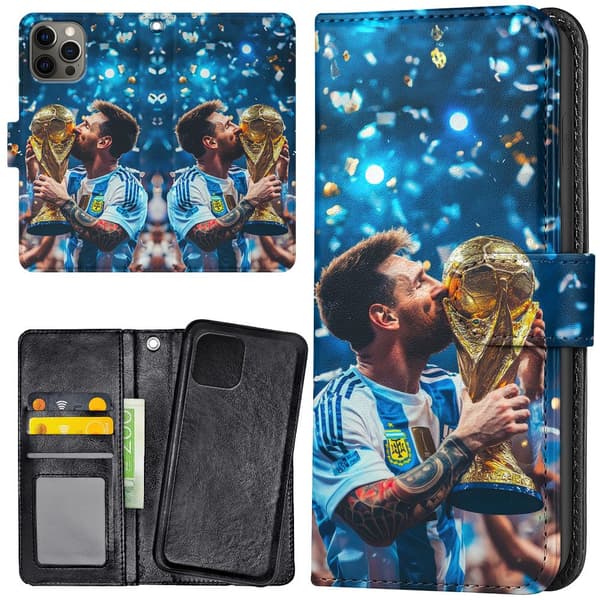 iPhone 12 Pro Max - Lommebok Deksel Messi
