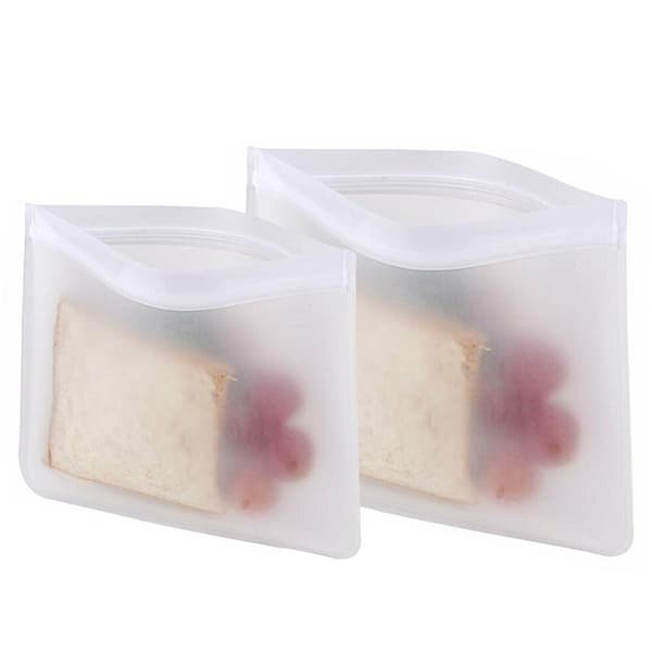 2-Pack - Matpåse / Matförvaring Påsar - Återanvändbara