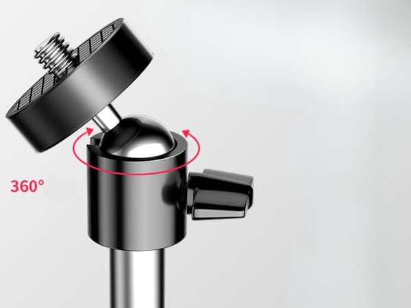 LED-ringlys + stativ - Mobilholder med 3 farvetoner