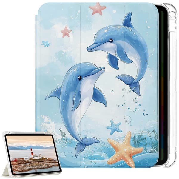 Deksel til iPad Pro 11" - M4/M5 - 2024/2025 - Dolphins