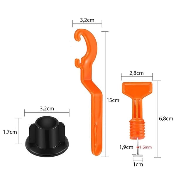 Nivelleringssystem for Fliser & Klinker - 50-deler