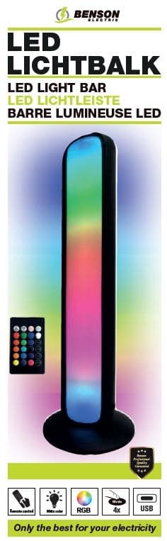 RGB + valkoinen valaisin