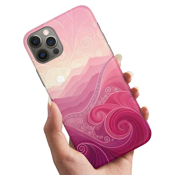 Deksel / Mobildeksel til iPhone 16 Pro Max - Pink Hills