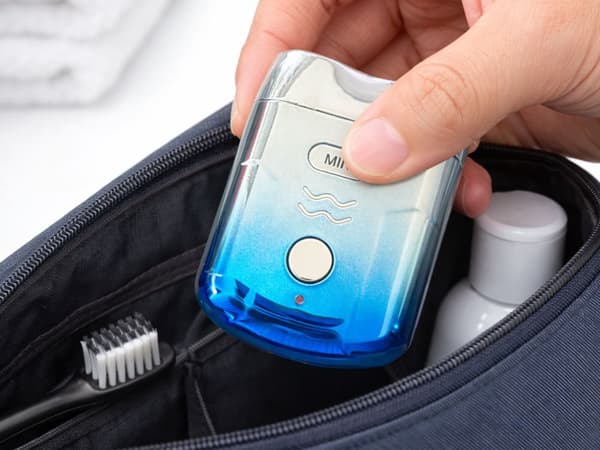 Mini barbermaskine USB lommemodel skægtrimmer