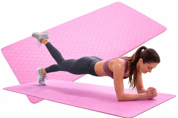 Yogamåtte 190 cm tyk