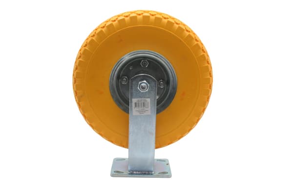 Fasta hjul + PU däck 10" 3.00-4"