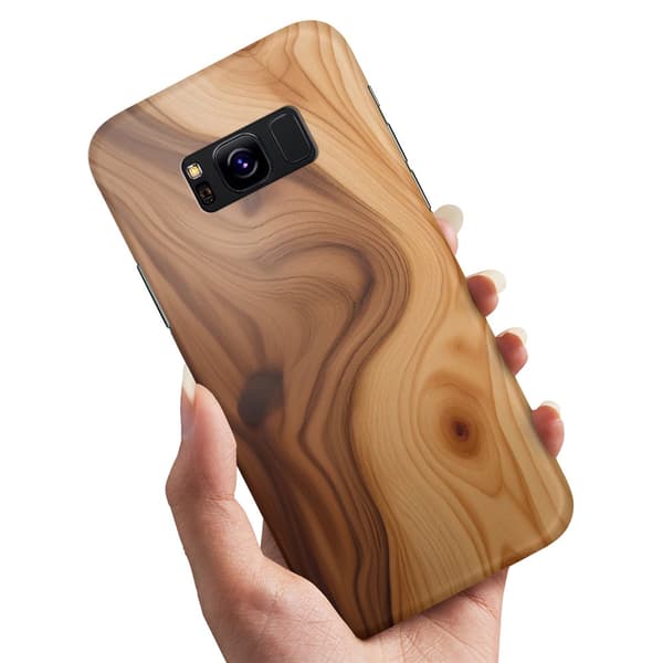 Deksel / Mobildeksel til Samsung Galaxy S8 - Wood