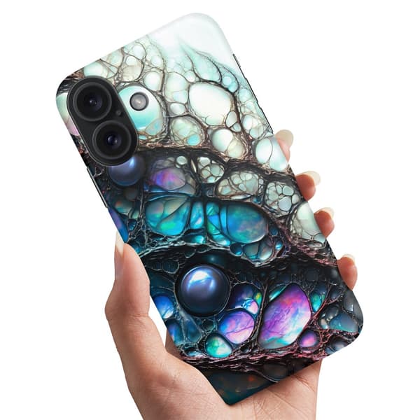 Cover / Mobilcover til iPhone 16 Plus - Psychedelic