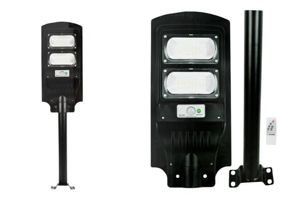 Solcellslampa + ljussensor IP65