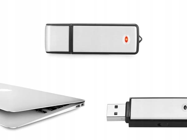 USB Lydopptaker 8GB – Minneplugg og Diktafon