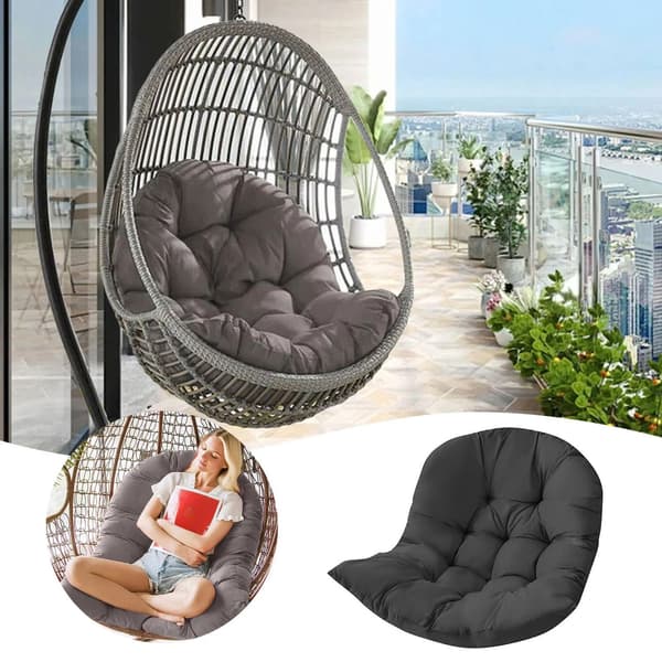 Dyna til hængestol – Stolsdyna 80×100 cm - 2-Pack Grey