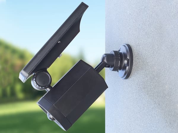 Solcellelampe 8 LED - Havelampe med sensor