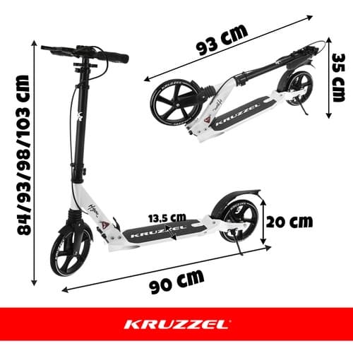 Sparkcykel / Kickbike - Hyperion - White
