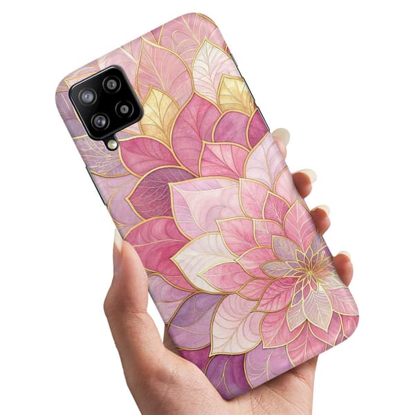Deksel / Mobildeksel til Samsung Galaxy A12 - Flower