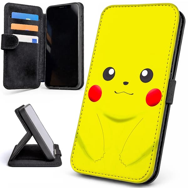 Lommebok Deksel / Mobildeksel til iPhone 16e / 17e - Pikachu / Pokemon