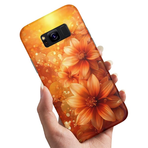 Deksel / Mobildeksel til Samsung Galaxy S8 Plus - Flowers