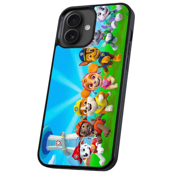 iPhone 16 Plus - Deksel/Mobildeksel Paw Patrol