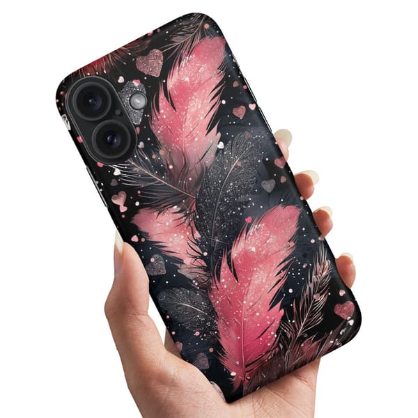 Deksel / Mobildeksel til iPhone 16 - Feathers