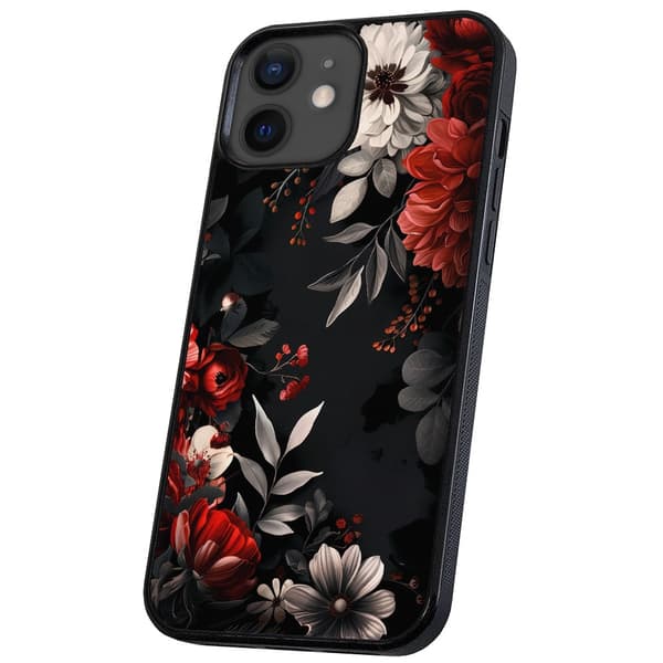 iPhone 12 Mini - Deksel/Mobildeksel Flowers