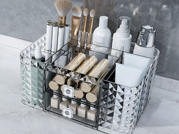 Makeup organizer skuffe smykker badeværelse skrivebord