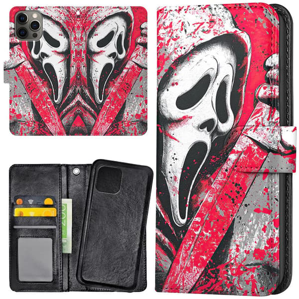 iPhone 16 Pro Max - Lommebok Deksel Scream Ghostface