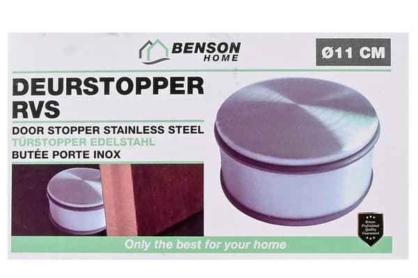 Dörrstopp Ø11 cm rostfri
