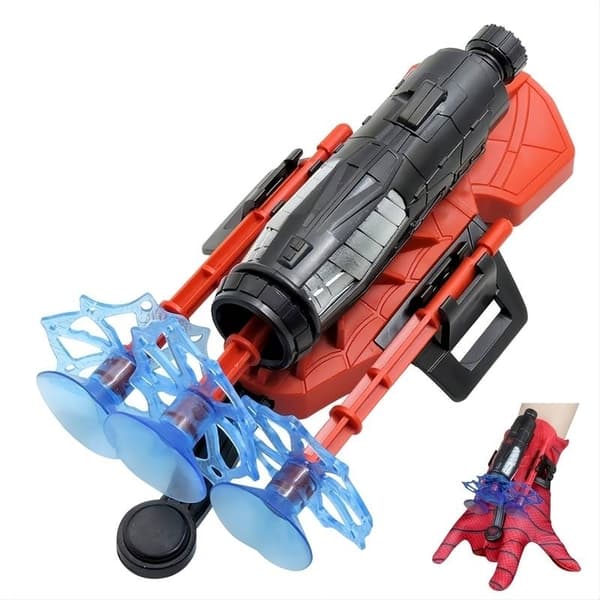 Spiderman Web Shooter Lapsille - Lrrottaa Imukupit - 3-Pack