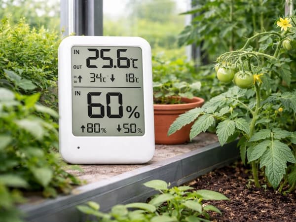 Väderstation LCD termometer hygrometer inomhus