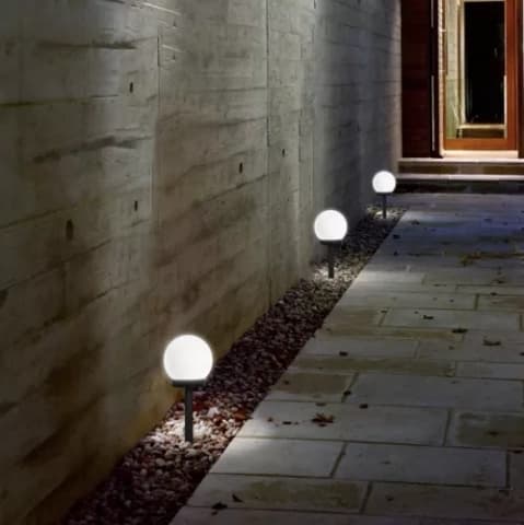 LED trädgårdslampor med solcell – 6-Pack