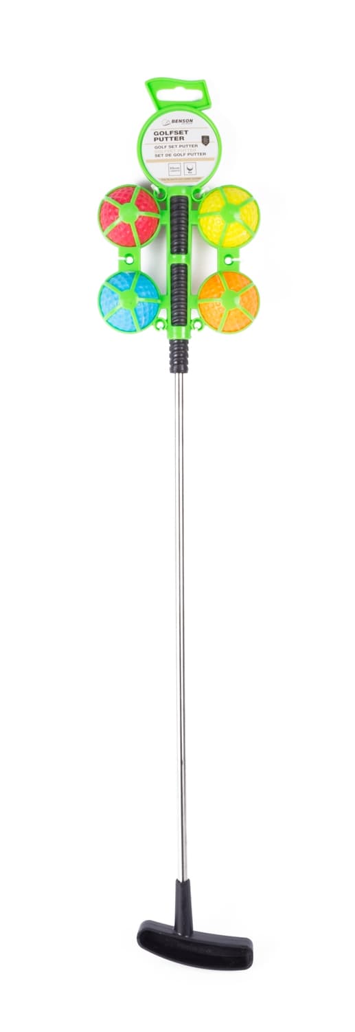 Golfsetti putteri + 4 palloa