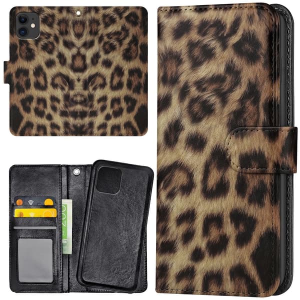 iPhone 12 Mini - Lommebok Deksel Leopard