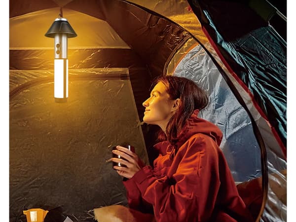 Campinglykt LED - Teleskopisk lampe med flere moduser