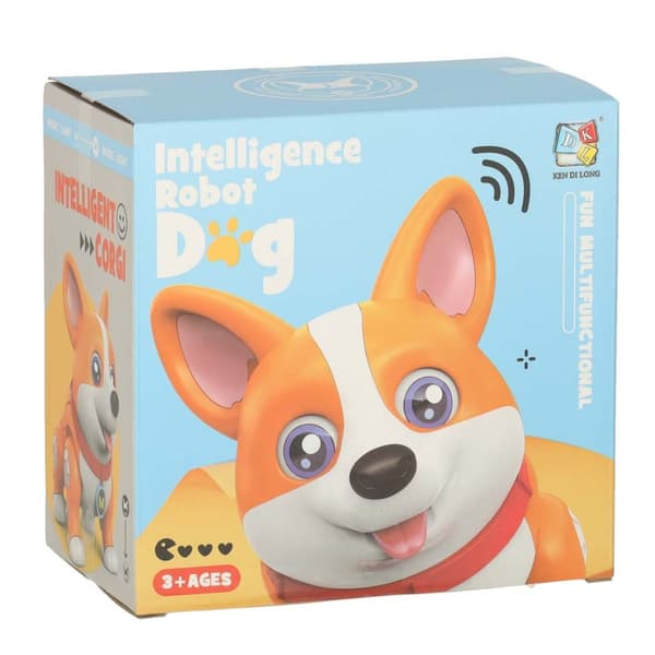 Interaktiv Corgi med lysende ører