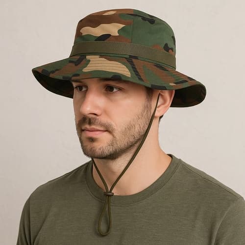 Fiskehat / Bucket Hat - Camouflage