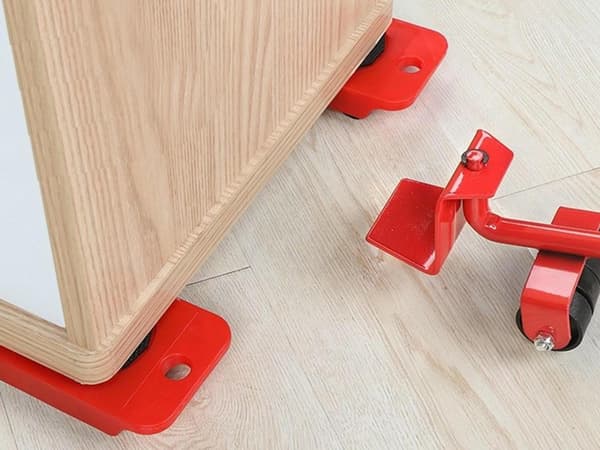 Møbelløfter 150 kg - Løftesæt med 4 ruller