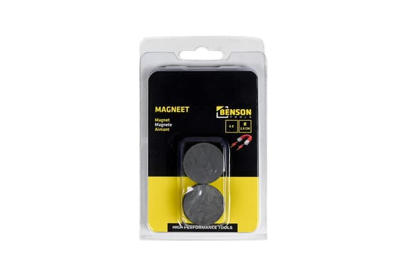 Magnet 25 mm 6 st rund