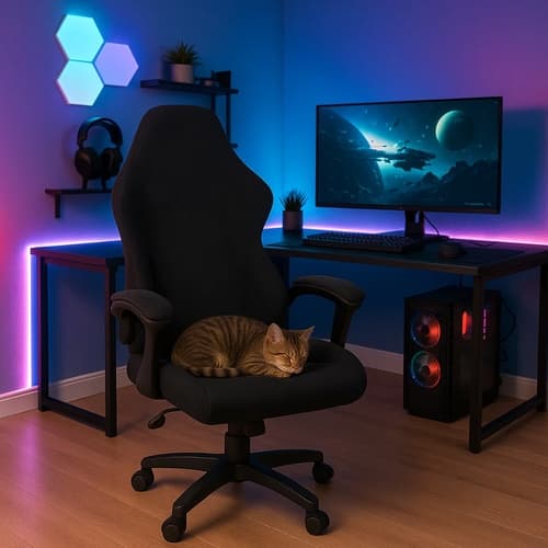 Stoltrekk til Gamingstol - Elastisk trekk