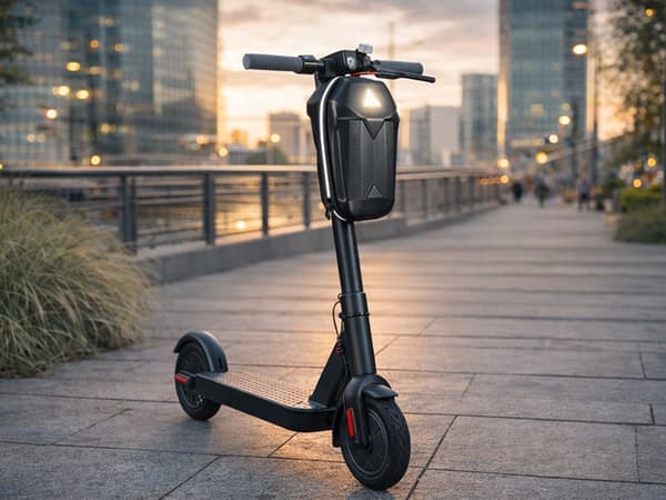 Elscooterväska styre reflekterande