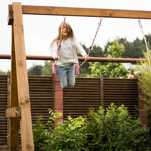Barnegynge - Gynge for barn - Rosa