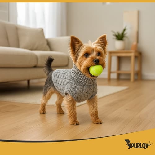 Hundegenser - Genser til hund - M (Grå)