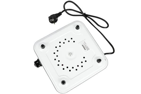 Enkel kokplatta vit 1000W