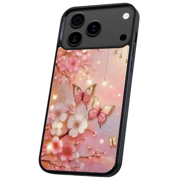 iPhone 17 Pro Max - Deksel/Mobildeksel Flowers & Butterflies