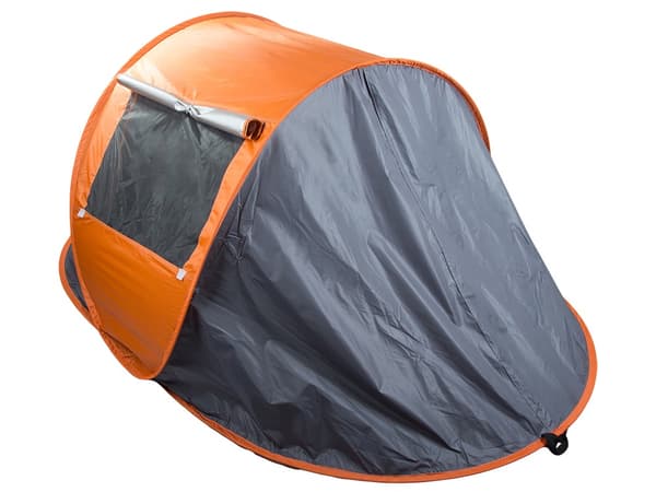 Strandtelt orange - Pop-up solbeskyttelse
